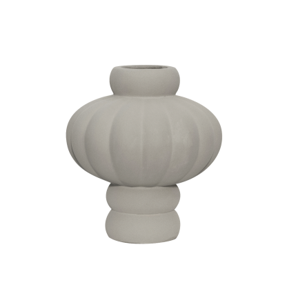 Louise Roe - Balloon vase #02, sanded grey - H:20 cm. - Louise Roe