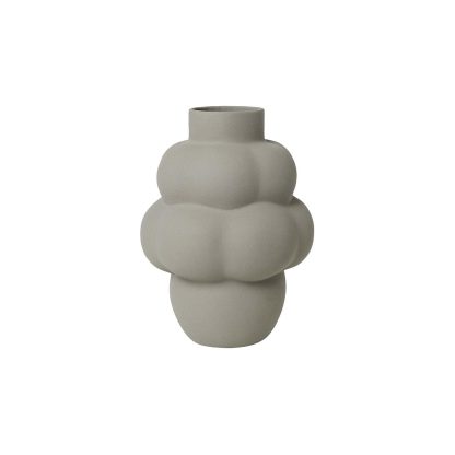 Louise Roe - Balloon Vase #04 Petit, Sanded Grey - H18 cm - Louise Roe