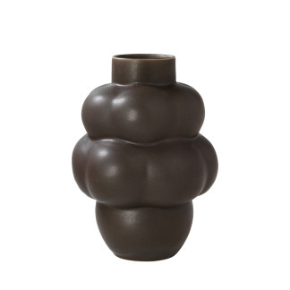 Louise Roe - Balloon vase #04 keramik, mud brown - H:32 cm. - Louise Roe