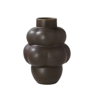 Louise Roe - Balloon vase #04 Petit, Mud Brown - H18 cm. - Louise Roe