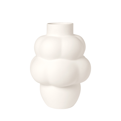 Louise Roe - Balloon vase #04 keramik, raw white - H:32 cm. - Louise Roe