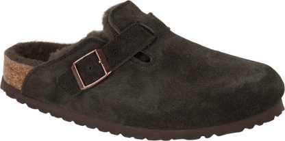 Birkenstock - Boston Shearling Clogs  - brun - Size (37) - Birkenstock