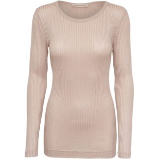 Seamless Basic - Alma bluse, Rosie Beige  - beige - Size (one size) - Seamless Basic