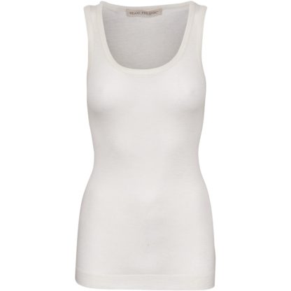 Seamless Basic - Isa tank top, hvid  - hvid - Size (one size) - Seamless Basic