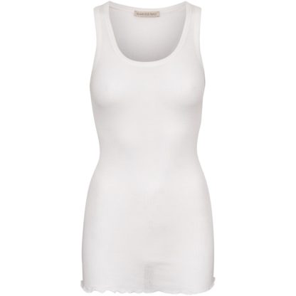 Seamless Basic - Bella Cotton tanktop, Off White  - hvid - Size (one size) - Seamless Basic