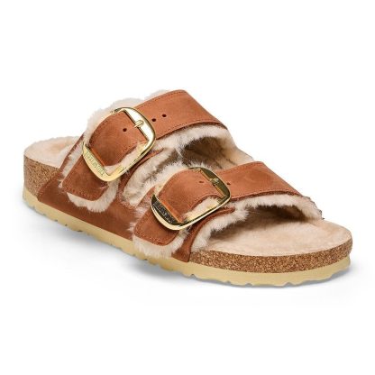 Birkenstock - Arizona BB sheraling sandaler  - brun - Size (37) - Birkenstock