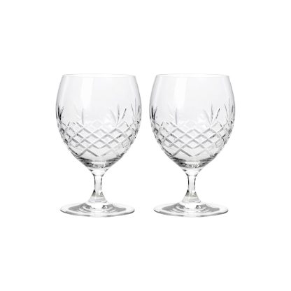 Frederik Bagger - Crispy Eightball ølglas, klar 2 stk - 550 ml - Frederik Bagger