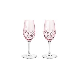 Frederik Bagger - Crispy Topaz portvinsglas, pink - 2 stk. - Frederik Bagger