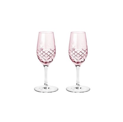 Frederik Bagger - Crispy Topaz portvinsglas, pink - 2 stk. - Frederik Bagger