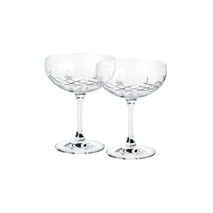 Frederik Bagger - Crispy Gatsby Champagneglas, klar, 2 stk - 30 cl - Frederik Bagger