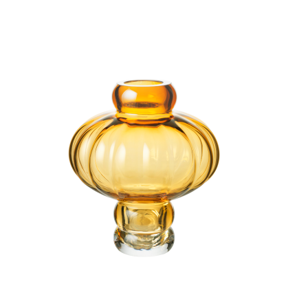 Louise Roe - Balloon vase #02, amber - H:20 cm. - Louise Roe