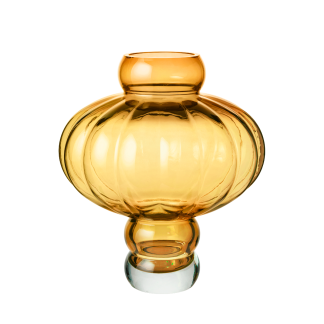 Louise Roe - Balloon vase #03, amber - H:40 cm. - Louise Roe