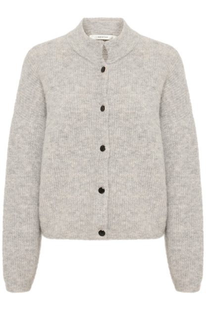 Gestuz - AlphaGZ cardigan  - grå - Size (m) - GESTUZ