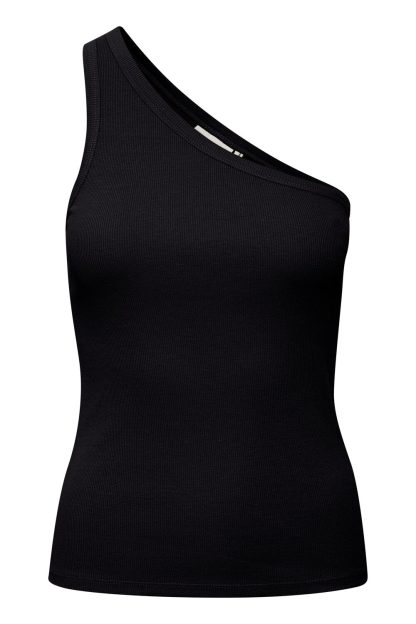 Gestuz - DrewGZ one shoulder top  - sort - Size (s) - GESTUZ