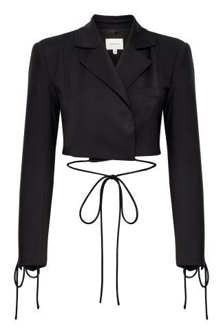 Gestuz - FilucaGZ kort blazer  - sort - Size (36) - GESTUZ