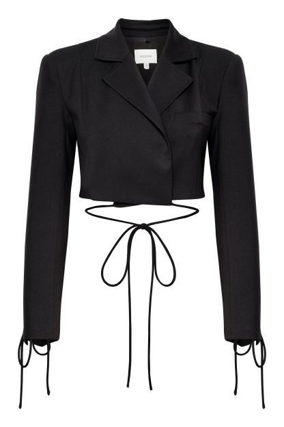 Gestuz - FilucaGZ kort blazer  - sort - Size (36) - GESTUZ