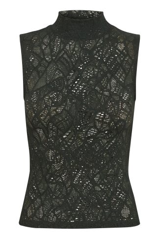 Gestuz - HilmaGZ Lace top  - sort - Size (s) - GESTUZ