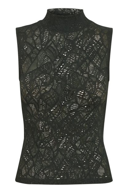 Gestuz - HilmaGZ Lace top  - sort - Size (s) - GESTUZ