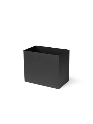 Ferm Living - Plant Box Pot Large - sort - STINE A Jewelry