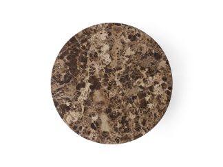 Audo Copenhagen - Androgyne marmorbordplade til sidebord - Emperador Dark Marble Info - Audo Copenhagen