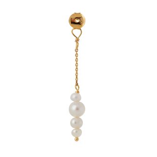 Stine A Jewelry - pearls berries behind ear ørering - forgyldt - STINE A Jewelry