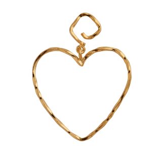 Stine A Jewelry - Funky Heart ørering - forgyldt - STINE A Jewelry