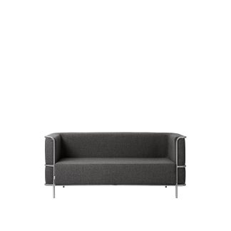 Kristina Dam Studio - Modernist 2-Seater sofa - Grey Wool - Kristina Dam Studio