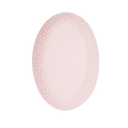 Aida - Confetti Candy floss oval fad m/relief - 36x25,5 cm. - Aida