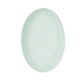 Aida - Confetti Pistachio oval fad m/relief - 36x25,5 cm. - Aida