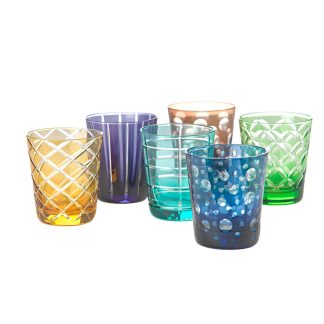 Polspotten - Cuttings glas, multi - 6 stk - POLSPOTTEN