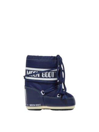 Moon Boot - Icon Mini Nylon børnestøvler - blå - MOON BOOT