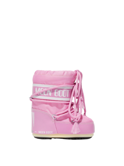 Moon Boot - Icon Mini Nylon børnestøvler - Light Pink - MOON BOOT