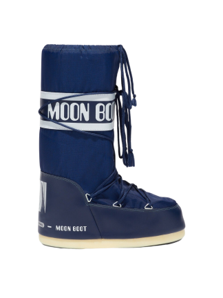 Moon Boot - Icon High Nylon børnestøvle - blå - MOON BOOT