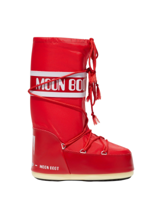 Moon Boot - Icon High Nylon børnestøvle - rød - MOON BOOT