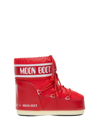 Moon Boot - Icon Low Nylon støvle  - rød - Size (39/41) - MOON BOOT