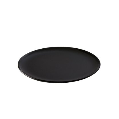 Raw - Frokosttallerken, Titanium Black - Ø23 cm. - RAW