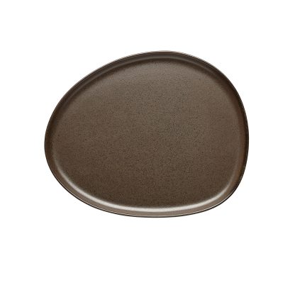 Raw - Organic frokosttallerken - Metallic Brown - RAW