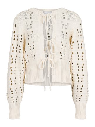 Neo Noir - Bethie Knit cardigan  - creme - Size (40) - Neo Noir