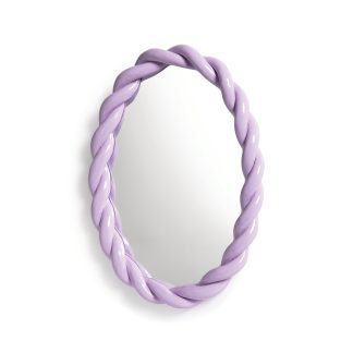 &klevering - Braid spejl, oval - lilla - &Klevering