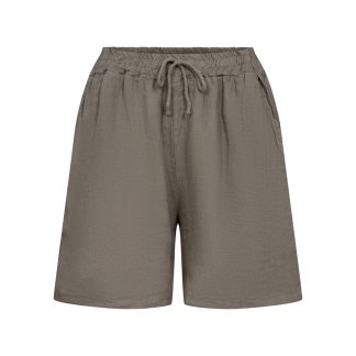 Cabana Living - Hør shorts  - brun - Size (l/xl) - Cabana Living