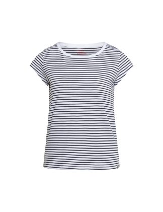 Mads Nørgaard - Organic Favorite Stripe Teasy t - hvid - Size (s) - Mads Nørgaard