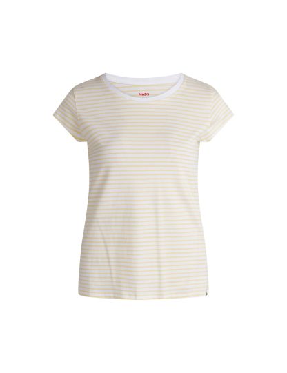 Mads Nørgaard - Organic Jersey Stripe Teasy t - mønstret - Size (xs) - Mads Nørgaard