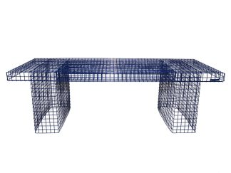 Kalager Design - Coffee table, marie blå - 51x130 cm. - Kalager Design