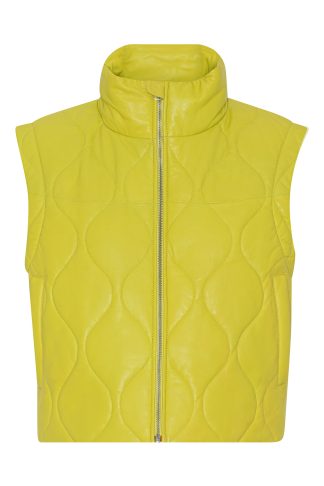 Mdk - Edinburgh Everyday Quilted vest  - gul - Size (38) - MDK