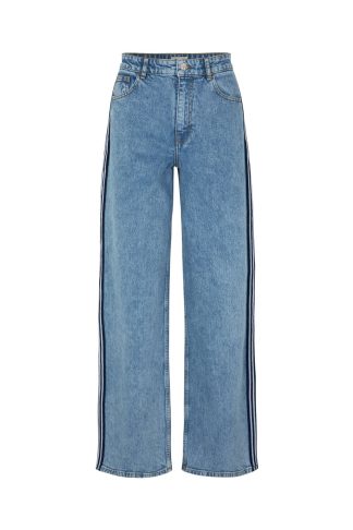 Baum Und Pferdgarten - Nini wide leg jeans  - blå - Size (36) - Baum und Pferdgarten