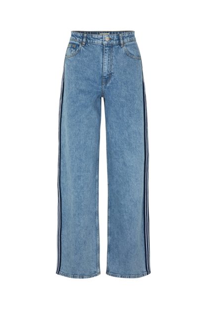 Baum Und Pferdgarten - Nini wide leg jeans  - blå - Size (42) - Baum und Pferdgarten