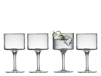 Lyngby Glas - Palermo Gin&Tonic glas, guldfarvet, 32cl - 4 stk. - Lyngby Glas