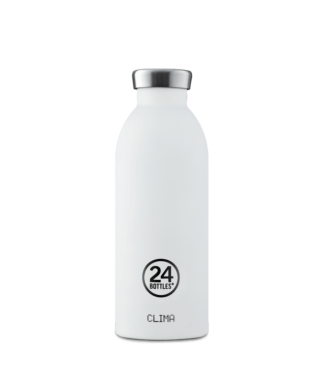 24bottles - Clima flaske Stone Finish, Ice White -  850 ml. - 24Bottles