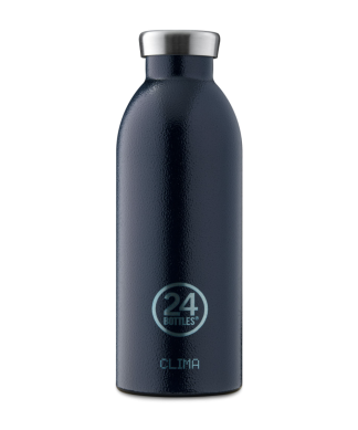 24bottles - Clima termoflaske, Rustic Deep Blue - 500 ml. - 24Bottles