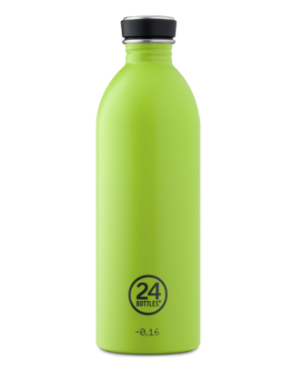 24bottles - Litro flaske, Lime Green - 1 liter - 24Bottles